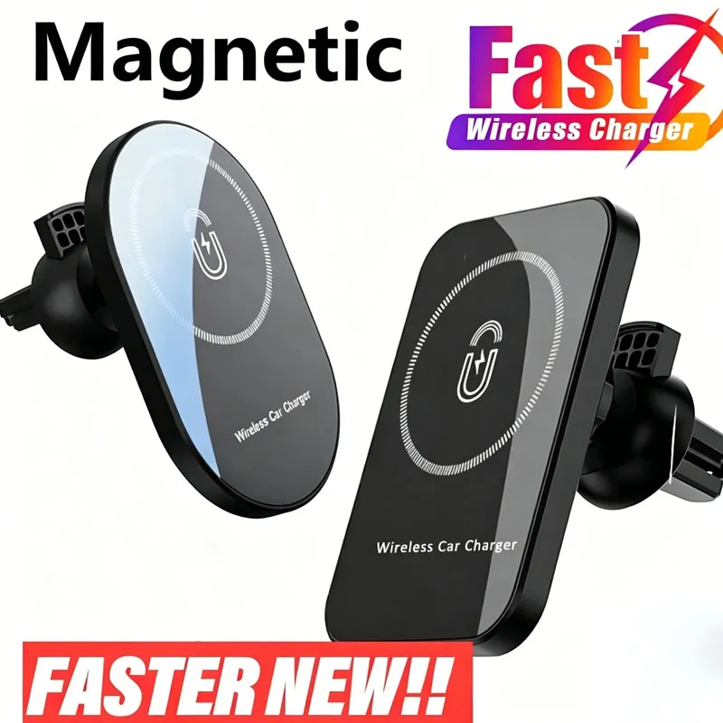 Penyangga Pengisi Daya Nirkabe - Magnetic Phone Holder For Car Vent ulasan dan harga