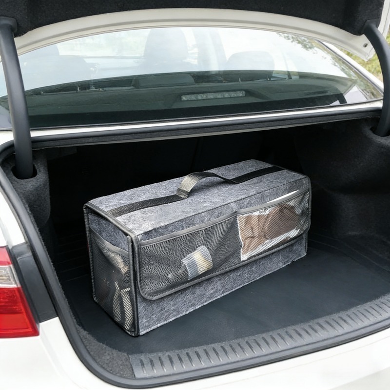 Organizer Bagasi Mobil Berbaha - Car Trunk Organizer Foldable Storage Box ulasan dan harga